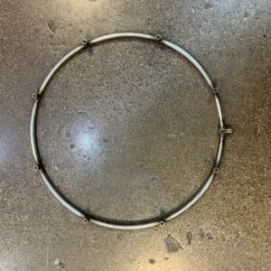 28″ Stainless steel mist ring with 12 nozzle housings